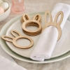 Picture of Wooden rings for napkins - Bunny (6pcs)