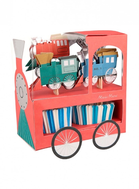 Picture of Cupcake kit - Train (Meri Meri)