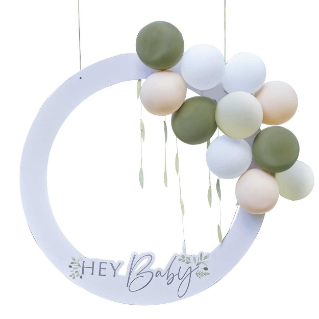 Picture of Photo Booth Frame - Hey baby botanical