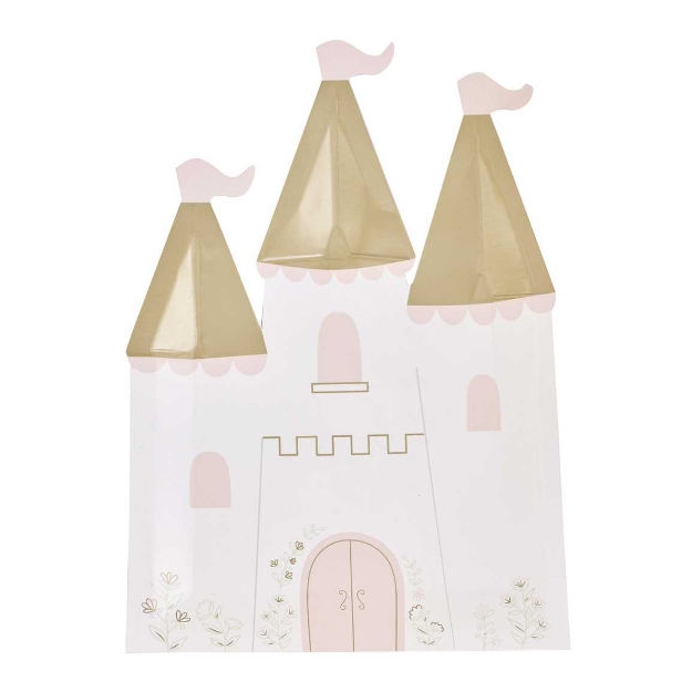 Picture of Side paper plates -Princess Castle (8pcs)