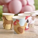 Picture of Paper cups - Farm (8pcs)