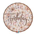 Picture of Dinner Paper plates - Boho rainbow (8pcs)