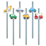 Picture of Paper straws - Cars (6pc.)