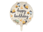 Μπαλόνι foil - Construction happy birthday