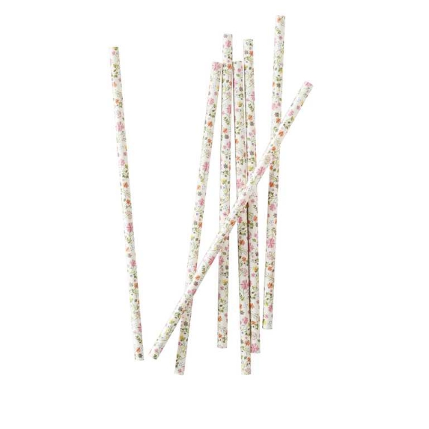 Picture of Paper straws - Floral (25pcs)