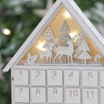 Picture of Wooden Light Up Christmas Advent Calendar