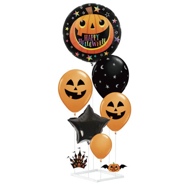Picture of Balloon stand with 6 balloons - Halloween