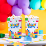 Picture of Boxes for pop corn - Block party (6pcs)
