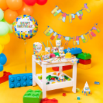 Μπαλόνι Foil Happy birthday - Τουβλάκια
