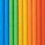 Picture of Paper straws - Bright (10pcs)