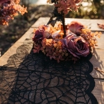 Picture of Table Runner - Spiderwebs