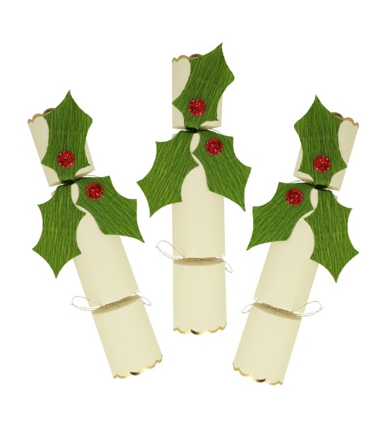 Picture of Christmas crackers - Holly (Meri Meri)
