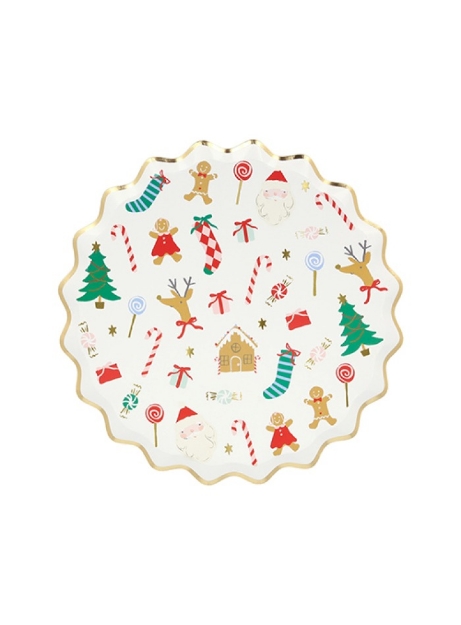 Picture of Paper plates - Jolly Christmas (8pcs)