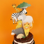Διακοσμητικά sticks για τούρτα (large) - Safari