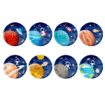 Picture of Side Paper plates - Space (8pcs)