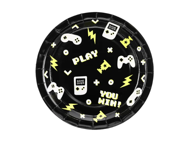 Picture of Dinner Paper plates -Game  (6pcs)