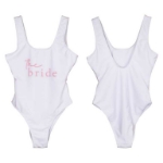 Picture of The Bride swimsuit (White & Pink) 