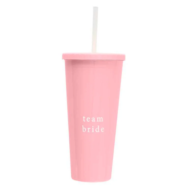 Picture of Reusable cup with straw - Team bride 