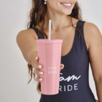 Picture of Reusable cup with straw - Team bride 