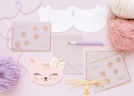 Picture of Party invitations with envelopes - Cat (6pcs)