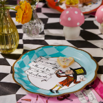 Picture of Dinner paper plates - Alice in Wonderland Bright (12pcs)