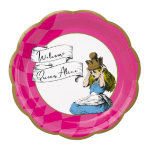 Picture of Dinner paper plates - Alice in Wonderland Bright (12pcs)