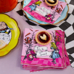 Picture of Dinner paper plates - Alice in Wonderland Bright (12pcs)