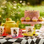 Picture of  Paper Cups & Saucers - Alice in Wonderland Bright (12pcs)