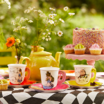 Picture of  Paper Cups & Saucers - Alice in Wonderland Bright (12pcs)