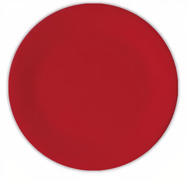 Picture of Dinner paper plates - Red (8pcs)