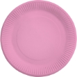 Picture of Dinner paper plates - Pink (8pcs)