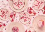 Picture of Side paper plates - She said yes (6pcs)