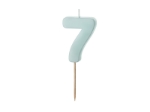 Picture of Birthday candle numeral 7, mint