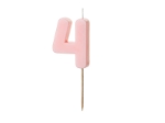 Picture of Pastel pink candle 4 