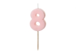 Picture of Pastel pink candle 8 