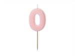 Picture of Pastel pink candle 0 