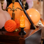 Picture of Candlestick with led candle - Halloween