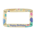 Μπαλόνι foil κάδρο polaroid για φωτογραφίες - Happy Birthday 