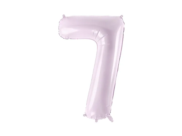 Picture of Foil Balloon Number "7", 72cm, lilac