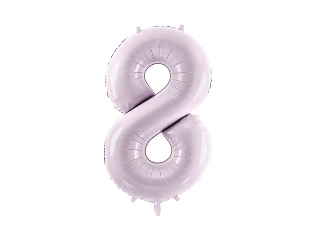 Picture of Foil Balloon Number "8", 72cm, lilac