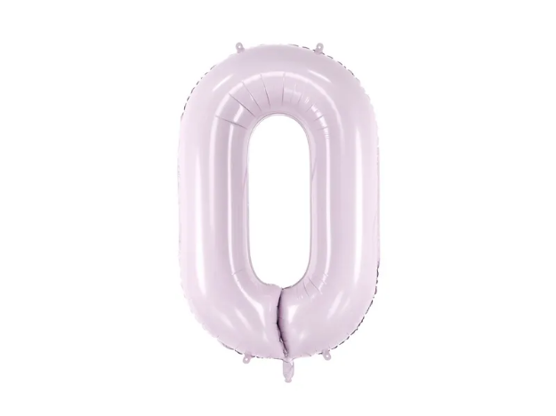 Picture of Foil Balloon Number "0", 72cm, lilac