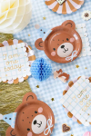 Picture of Side paper plates - Teddy bear (8pcs)