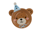 Picture of Side paper plates - Teddy bear (8pcs)