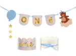 Picture of First birthday set - Banner and crown