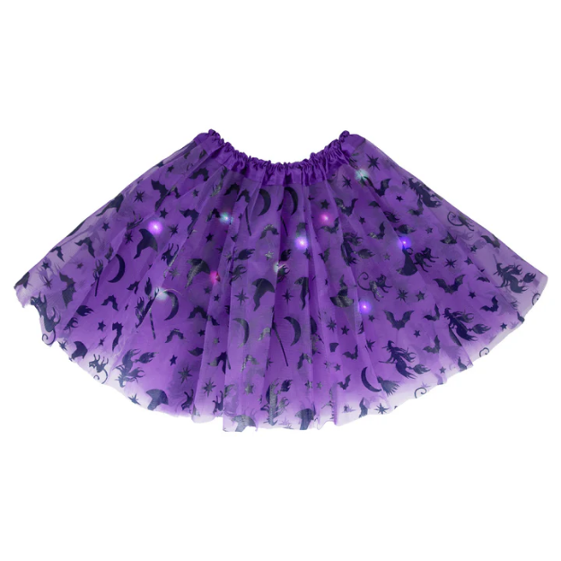 Picture of Τutu skirt with led - Halloween witch