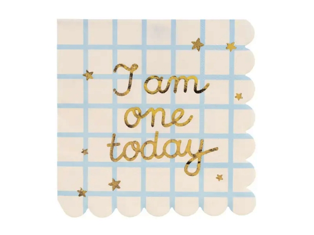 Picture of Paper napkins - I am one today (12pcs)