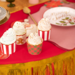 Picture of Cupcake wrappers Christmas Grid 50pcs 