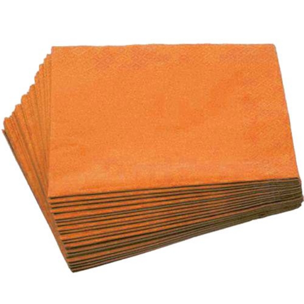 Picture of Paper napkins - Orange (24pcs)