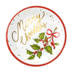 Picture of Paper plates - Merry Christmas (10pcs)