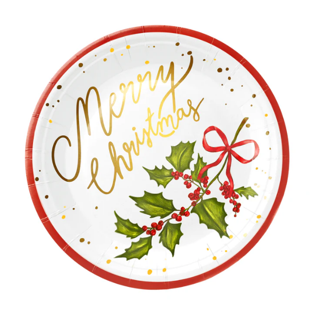 Picture of Paper plates - Merry Christmas (10pcs)